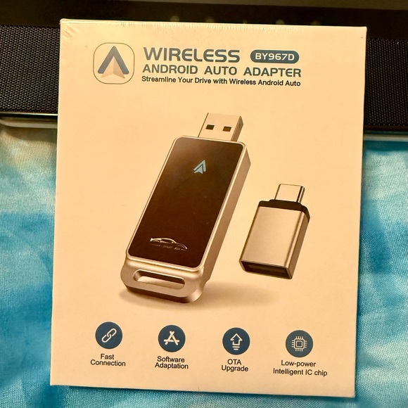 Wireless Android Auto Adapter Brand New SIB - Picture 1 of 4